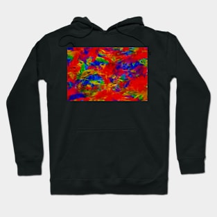 Colourful Random abstract background pattern Hoodie